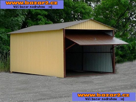 Plechová garáž - AKCE - doprava a montáž zdarma