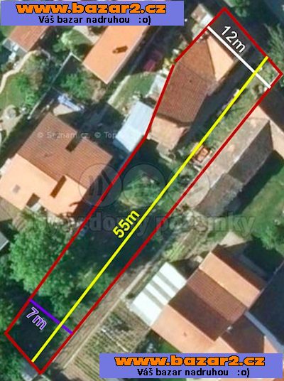 Stavební pozemek Hrušky 511m2