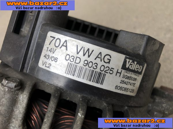 VW Polo 2007 (Alternátor) ID017