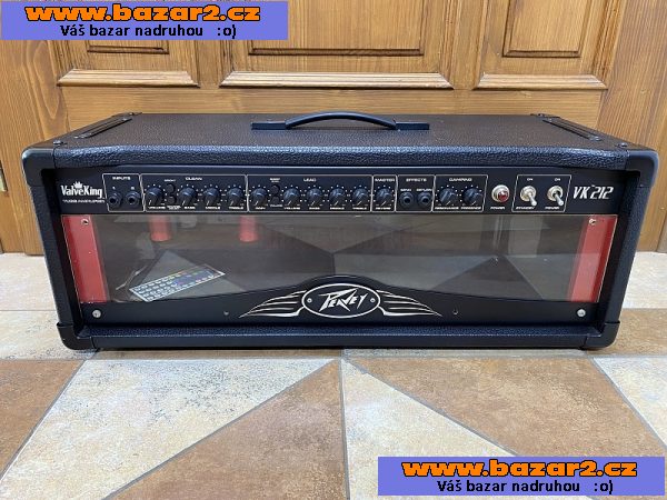 Kytarový lampový zesilovač (hlava) PEAVEY VK 212 100W + footswitch