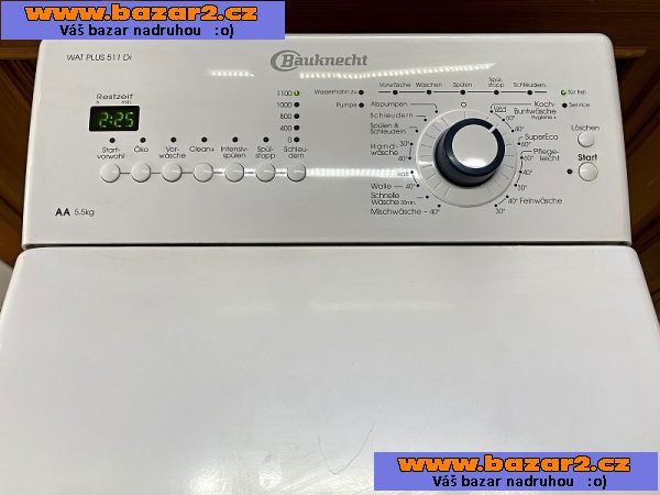Pračka BAUKNECHT WAT PLUS 511 Di až na 5,5 kg