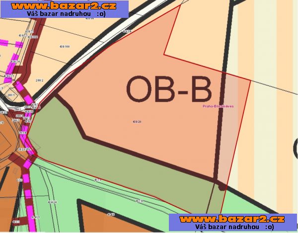 Stavební parcela 11 493m2 v Praze  