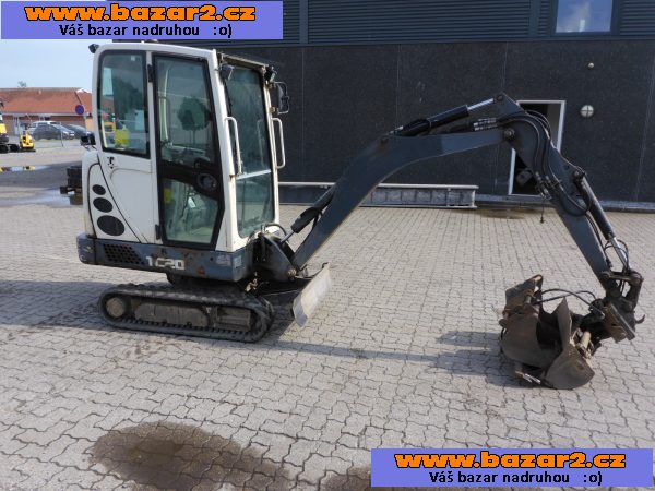 Minibagr Terex TC-T20T - výborný stav 