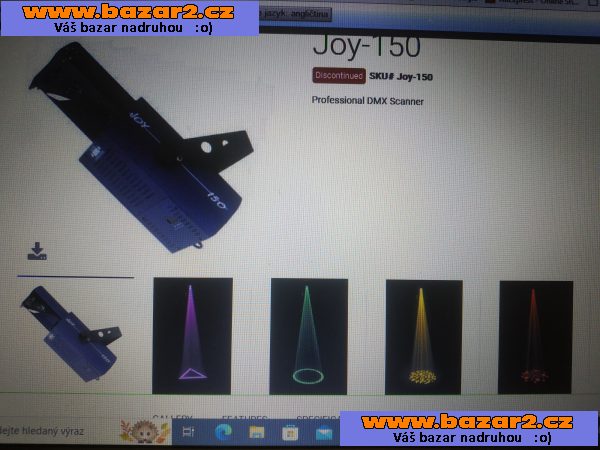 4 Ks SCANER USA -GLP-JOY-150 + DMX OPERATOR Eurolite