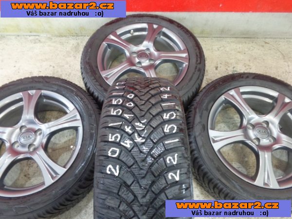 Sada zimních kol Kia Suzuki Toyota Mazda 17 palců s LK 4x100