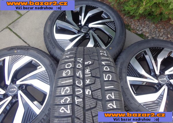 Nová zimní sada Hyundai Tucson včetně RDK senzorů 235/50r19