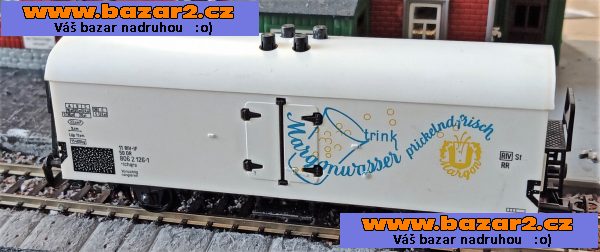 DR Nákladní chladírenský / mrazící vůz na TT. Spřáhla očka. 1:120
