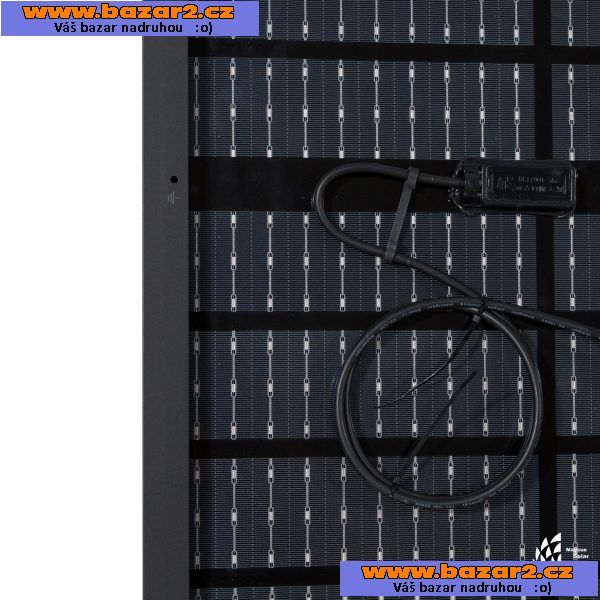 410W černý bifaciální solární panel