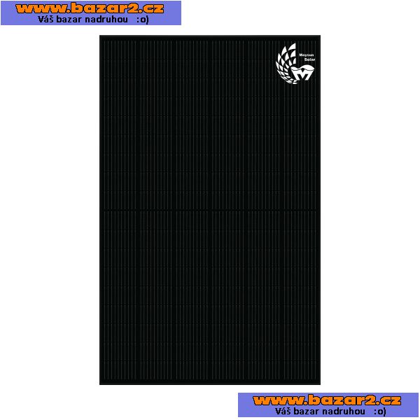 390W černý solární panel