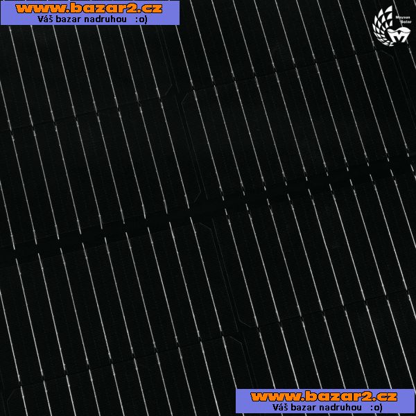 390W černý solární panel