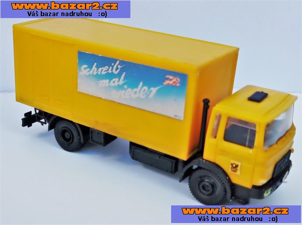 Man. Nákladní auto. Pošta. Délka 10cm.