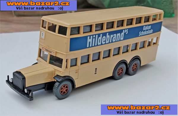 Wiking. Büssing patrový autobus. Berliner . Měřítko 1:87