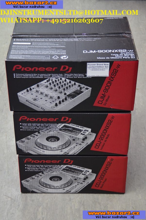 Pioneer DJ 2x Pioneer Cdj-2000Nxs2 & Djm-900Nxs2 / Pioneer-dj-tour-system-2x-cdj