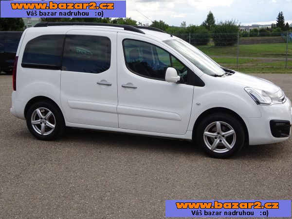 Citroen Berlingo 1.6i r.v.2016 1.Maj.serv.kníž.ČR (73 kw)