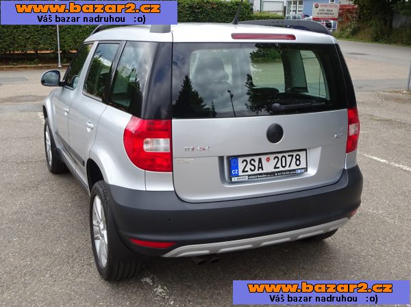 Škoda Yeti 2.0 TDI 4x4 r.v.2011 (103 kw) 1.Maj.serv.kníž.ČR