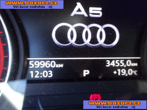 Audi A5 2.0 TDI r.v.2017 2.Maj.serv.kníž.ČR (DPH)