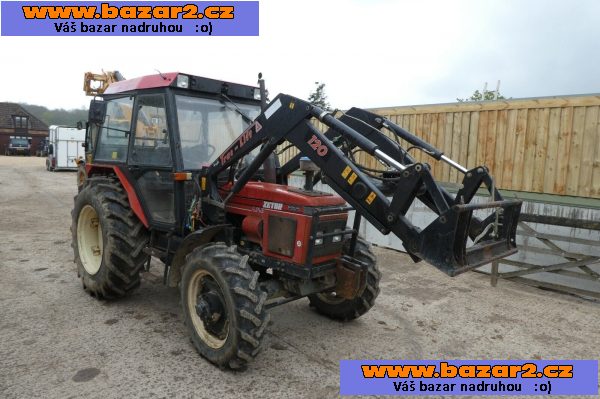 Traktor Zetor 4340 + čelní nakladač