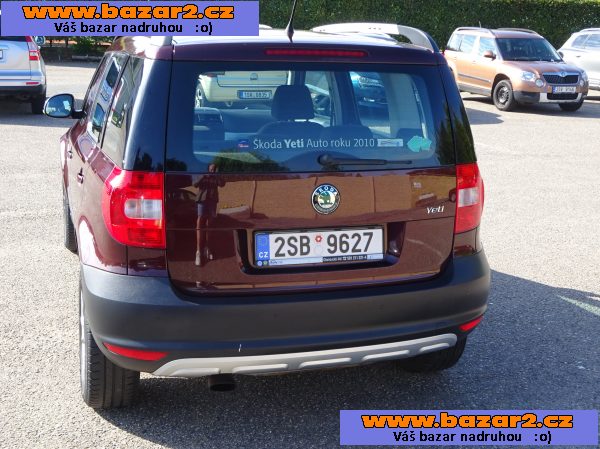 Škoda Yeti 1.2 TSI r.v.2010 (2.Maj.serv.kn.) ČR automat