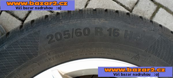 Originální alu zimní kola VW 205/60 R16