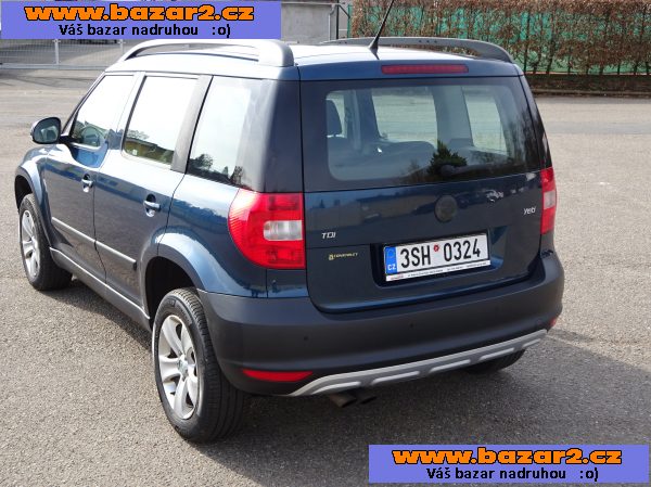 Škoda Yeti 2.0 TDI r.v.2012 (81 kw) 1.Maj.serv.kníž.ČR 