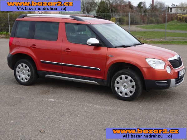 Škoda Yeti 2.0 TDI 4x4 r.v.2010 (103 kw) 2.Majitel 
