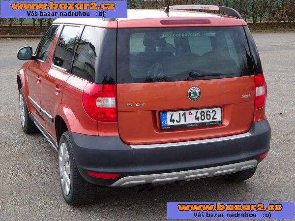 Škoda Yeti 2.0 TDI 4x4 r.v.2010 (103 kw) 2.Majitel 