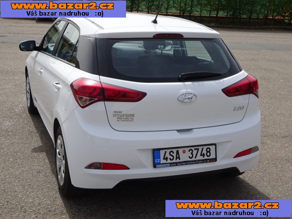 Hyundai i20 1.2i r.v.2018 1.Maj.serv.kníž.ČR (DPH)