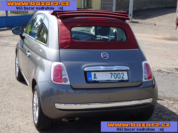 Fiat 500 Cabrio1.2i r.v.2013 (51 kw) stk:2/2026-4, inzerce-cz.cz Fiat 500 Cabrio1.2i r.v.2013 (51 kw) stk:2/2026