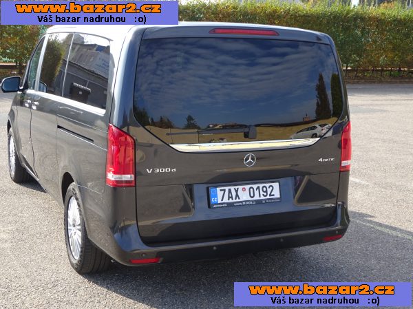 Mercedes Benz V Class 300d 4x4 r.v.2019 1.Maj.serv.kníž.ČR 