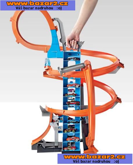 Autodráha Hot Wheels Sky Crash Tower Track