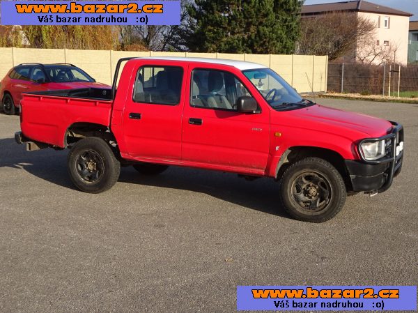 Toyota Hilux 2.5 D r.v.2001 Koupeno v ČR stk:5/2026 