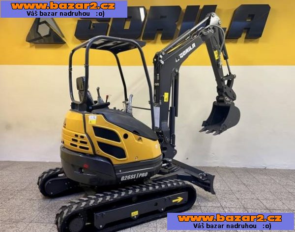 Minibagr Gorila G26SE l PRO akce KUBOTA