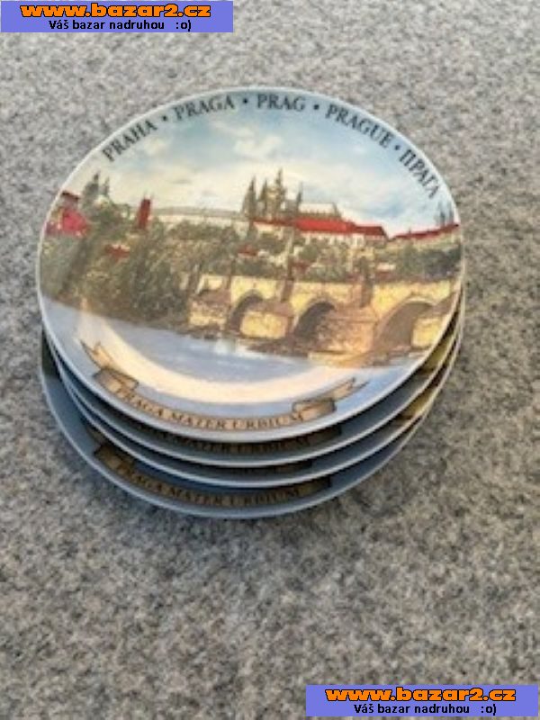 Nástěnné talíře Praha- různé druhy