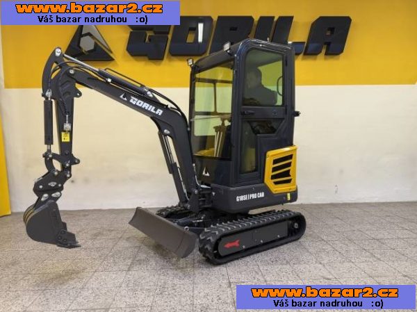 Minibagr Gorila G18SE l PRO CAB, !akce!
