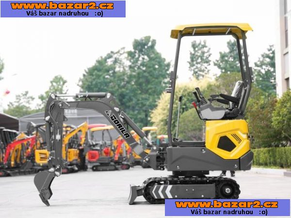 Minibagr GORILA G12PR 2025 joystiky akce !Kubota!