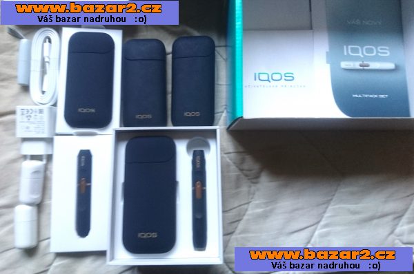 2 IQOS sady + mnoho příslušenství