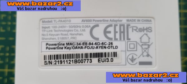 Internet po elektrické síti 230V