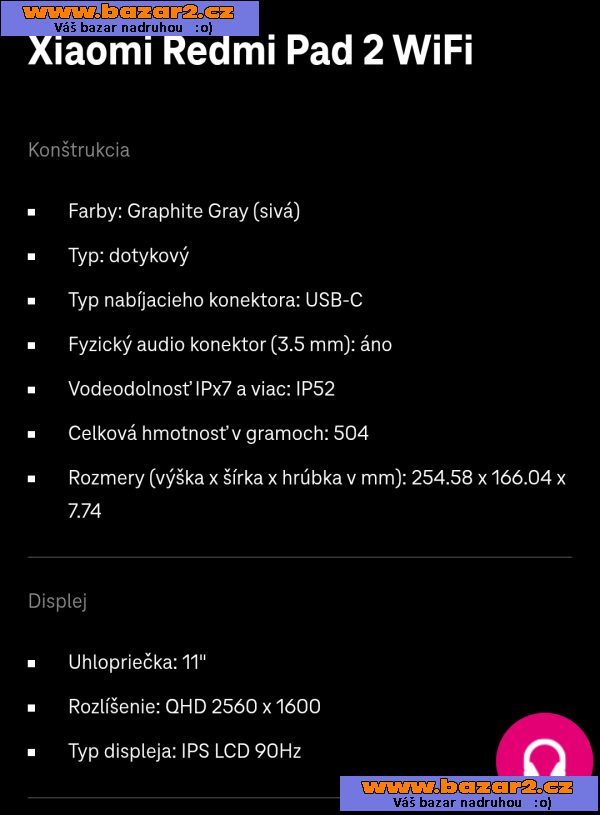 Xiaomi Redmi Pad 2 - 4GB/128gB