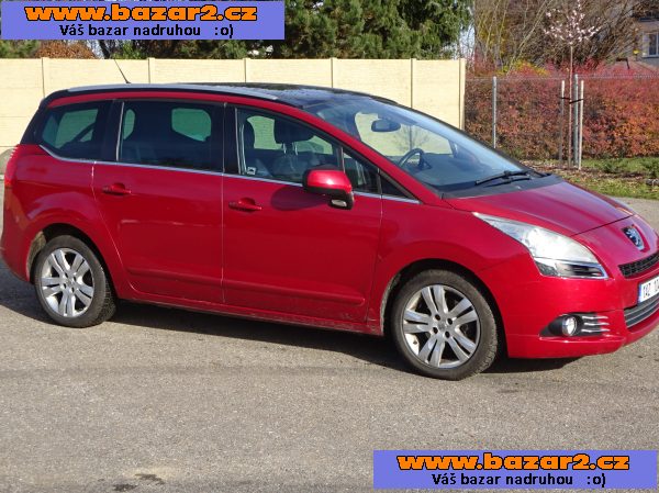 Peugeot 5008 1.6i r.v.2010 (115 kw) stk:4/2027 Koupeno ČR