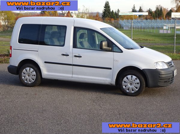 VW Caddy 1.9 TDI r.v.2008 (55 kw) Koupeno v ČR 