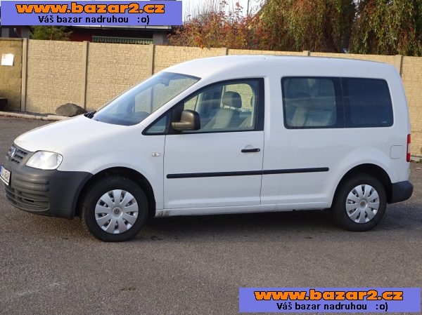 VW Caddy 1.9 TDI r.v.2008 (55 kw) Koupeno v ČR 