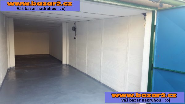 Pronájem garáže na dvě auta 37m2 Kralupy Lobeček garáž pronájmu 