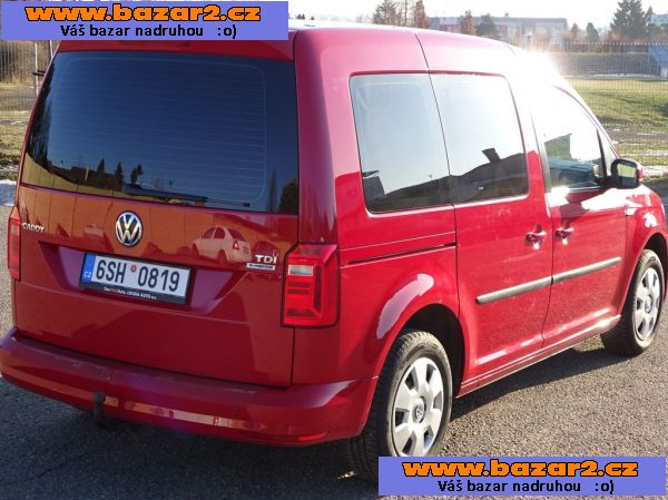 VW Caddy 2.0 TDI r.v.2016 (75 kw) koupeno v ČR (DPH)