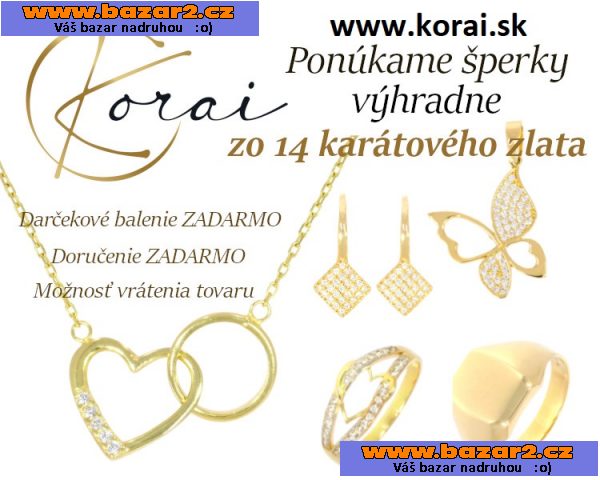 Veľké zľavy na zlaté šperky zo 14k zlata Korai