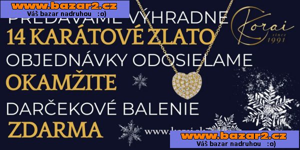 Veľké zľavy na zlaté šperky zo 14k zlata Korai