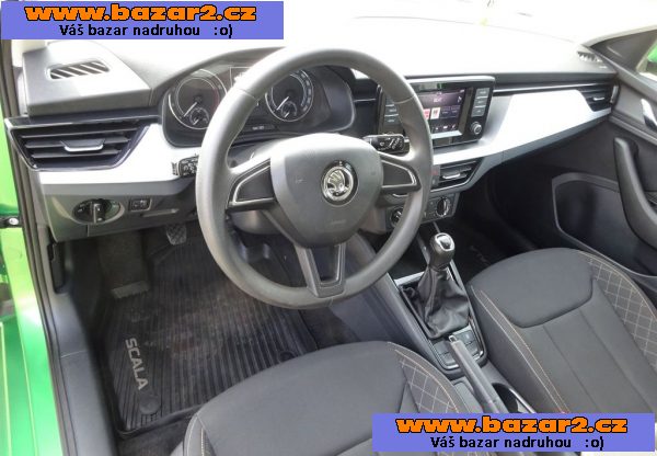 Škoda Scala 1.0 TSI r.v.2019 (81 kw) el.serviska ČR