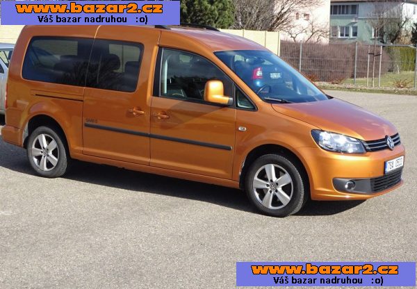 VW Caddy 2.0 TDI Life r.v.2013 (103 kw) 7 Míst Automat