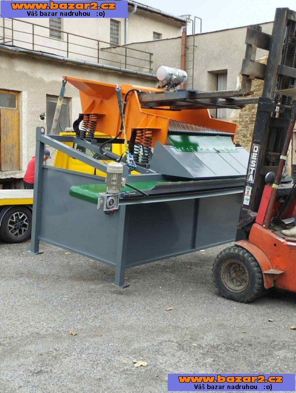 PROFESIONÁLNÍ TŘÍDIČKA ZEMINY A KAMENE Dvousítný