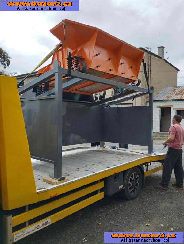 PROFESIONÁLNÍ TŘÍDIČKA ZEMINY A KAMENE Dvousítný