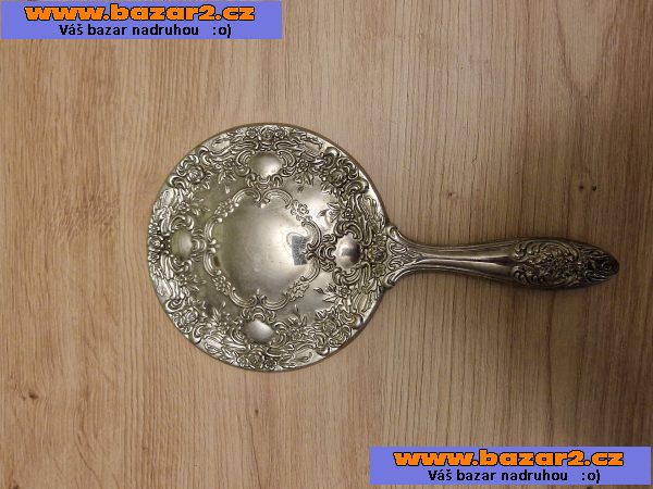 Vintage postříbřené ruční zrcátko ve stylu Art Nouveau/rokoko-2, inzerce-cz.cz Vintage postříbřené ruční zrcátko ve stylu Art Nouveau/rokoko